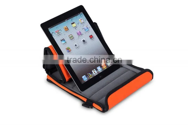 New design bubm nylon zipper shoulder 10 inch tablet stand bag wholesale