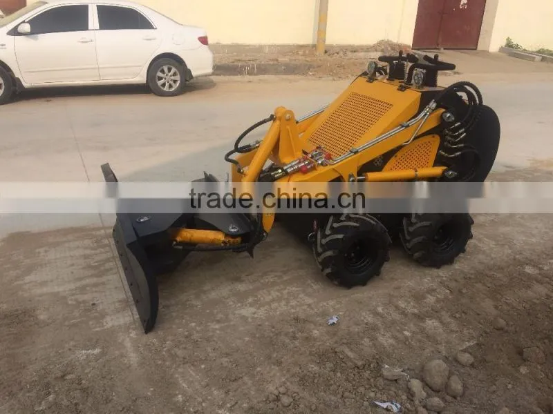 multifunction mini skid steer dozer blade/WHEEL LOADER mini skid steer loader with dozer blade/skid steer loader with dozer blad