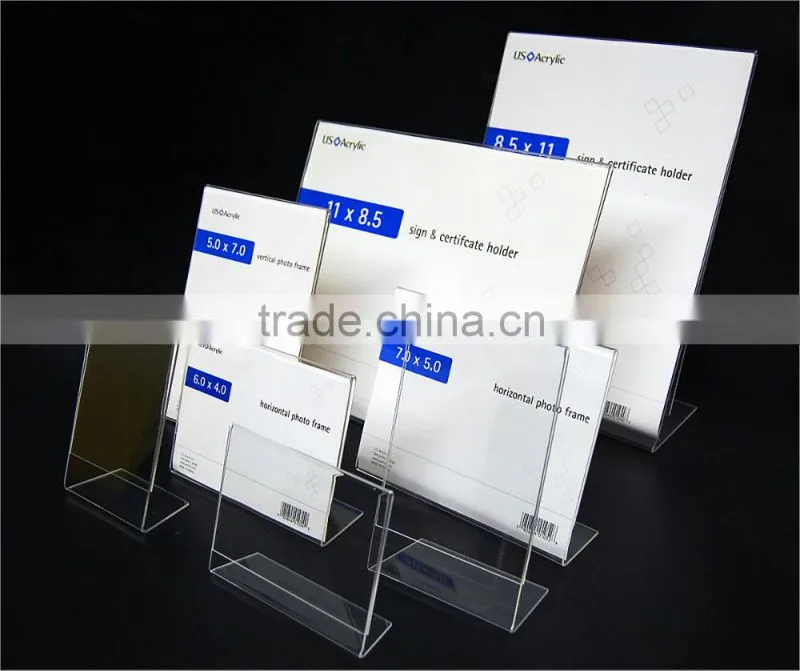 acrylic curve photo frame