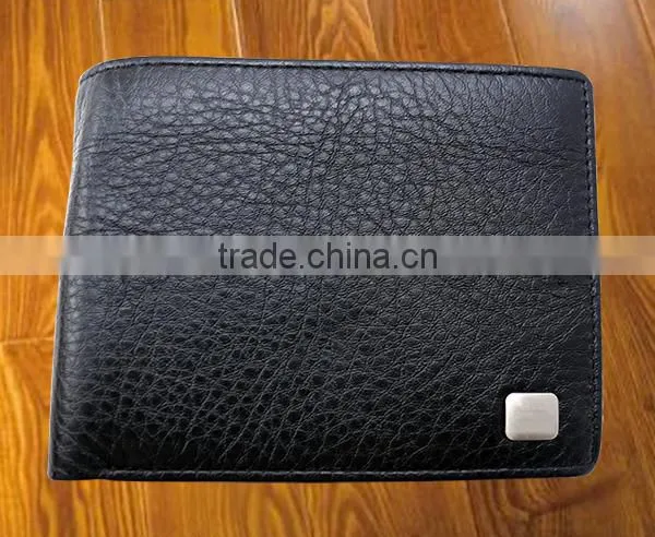 Three design multiple card holder mens leather wallets with coin pocket for boys