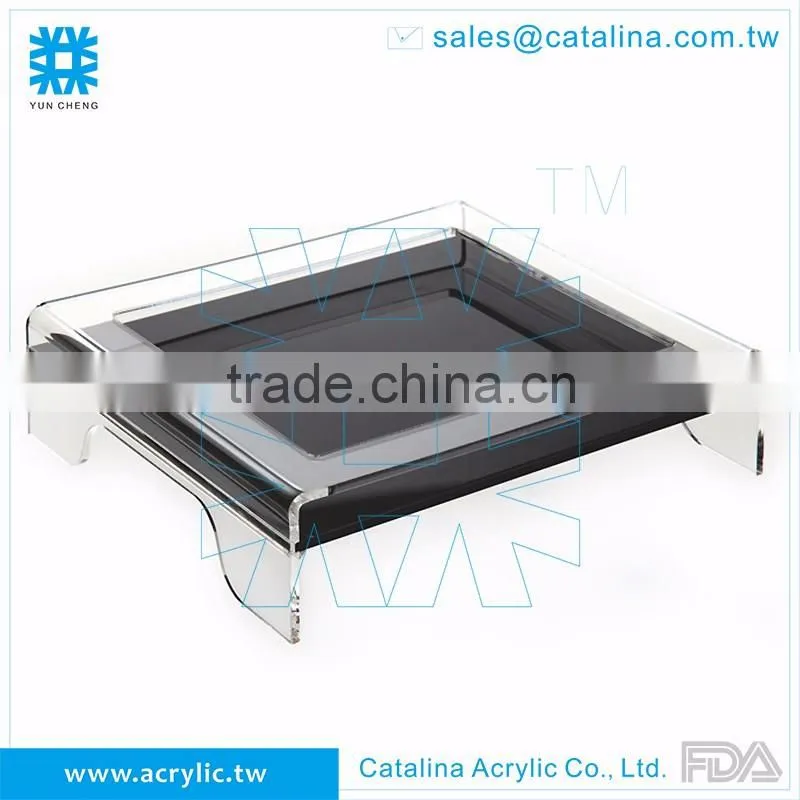 Hot sale Gold Acrylic Embedded Fabric kitchen food fruit chopping board