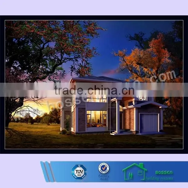 light gauge prefab steel structure house