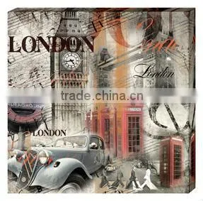 Famous London Bus canvas paintings