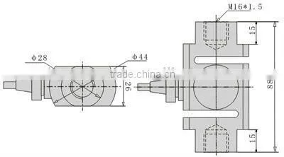 S type load cell ZH-CZL306 New!
