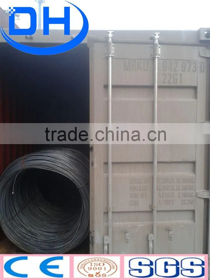 SAE1008 5.5mm hot rolled steel wire rod price in coil