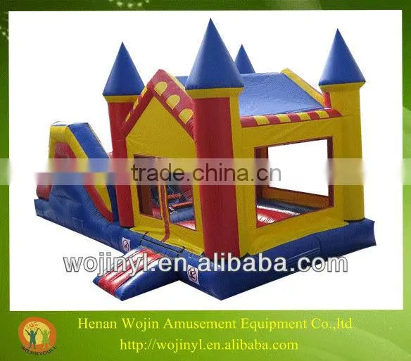 Inflatable combo castle for kids/inflatable games