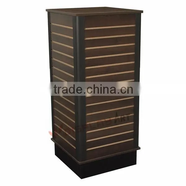 MDF Slatwall Cube Unit Island Rack of Display Fixtures