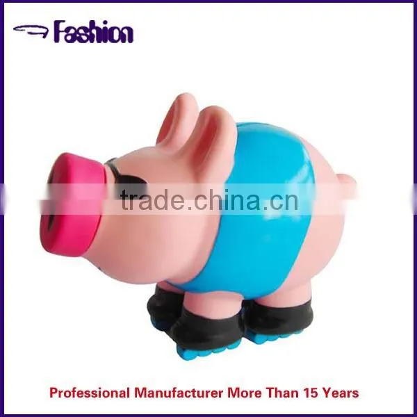 American football shaped colorful plastic money saving bank, coin bank