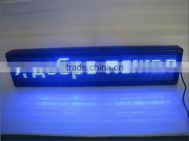 Good Service High Quality P10 Led Scrolling Message Sign /semi outdoor led moving message display sign