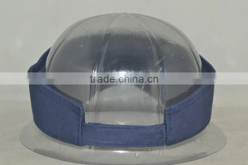 Guangzhou hat factory professional custom 100% cotton/dark blue/sun visor