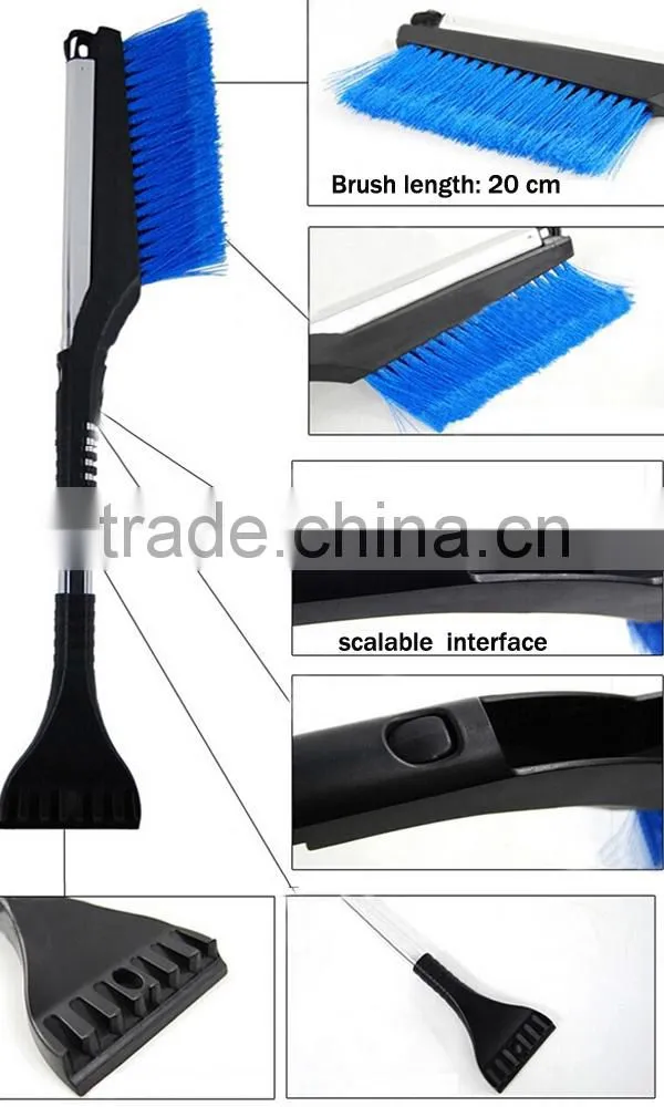 snow shovel with brush,car necessary tool ,Scalable snow shovel