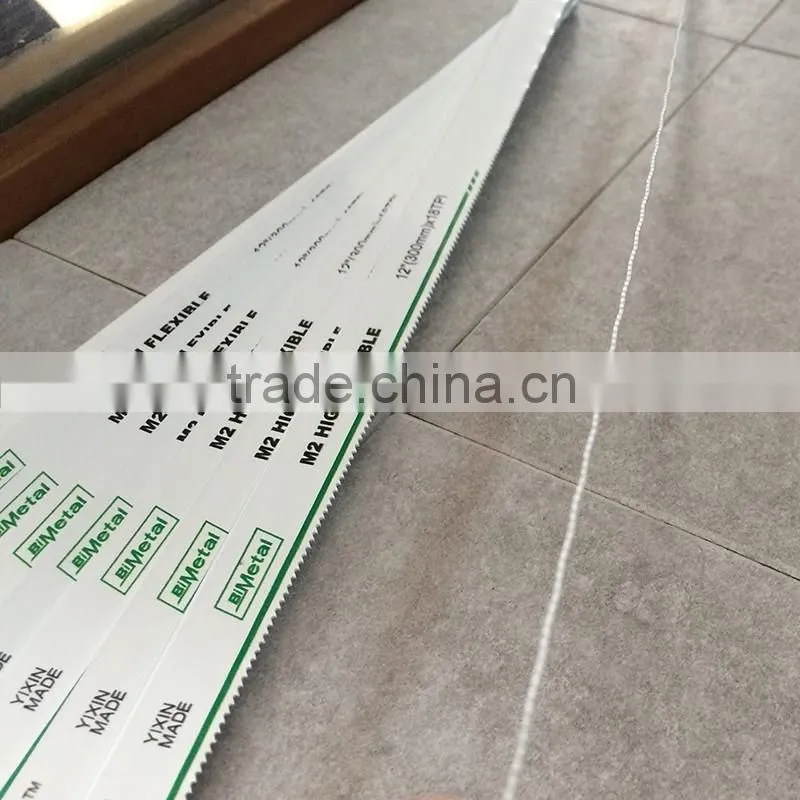 Top Quality Flexible 50CRV-Bimetal Steel Hand Saw 12" 24T Hacksaw Blades