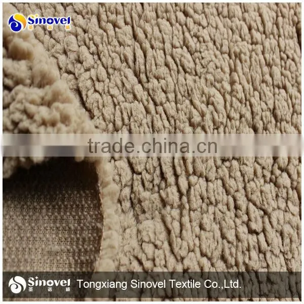 100 polyester sherpa fabric for blankets and garments