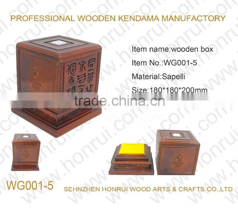 factory wholesale wooden tea box