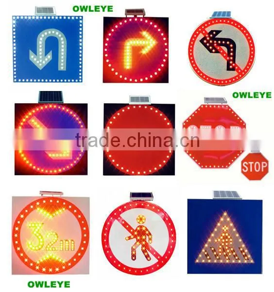 Solar Traffic Sign Board ,LED traffic signal
