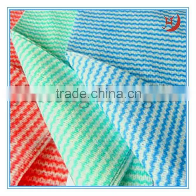 Spunlace nonwovens cross lapped fabric