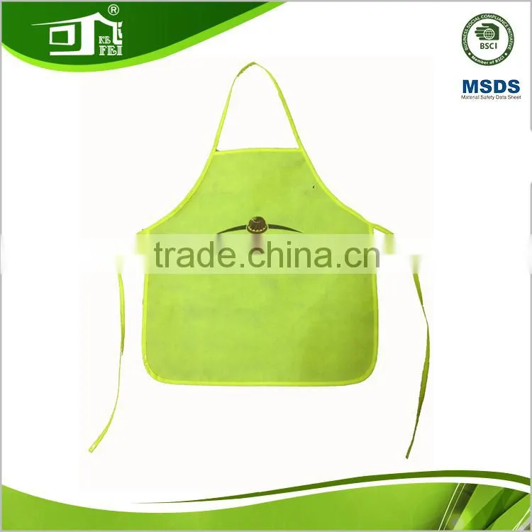 yellow promotional commerial non-woven aprons
