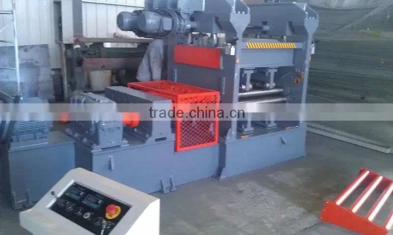 Bronx metal board straightening machine, leveller, metal roller leveling machine with low price QR-WG43-10x1000