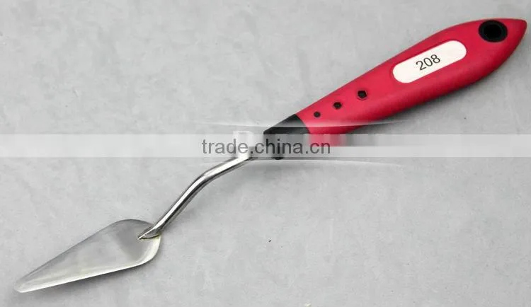 plastic handle stainless steel painting palette knife