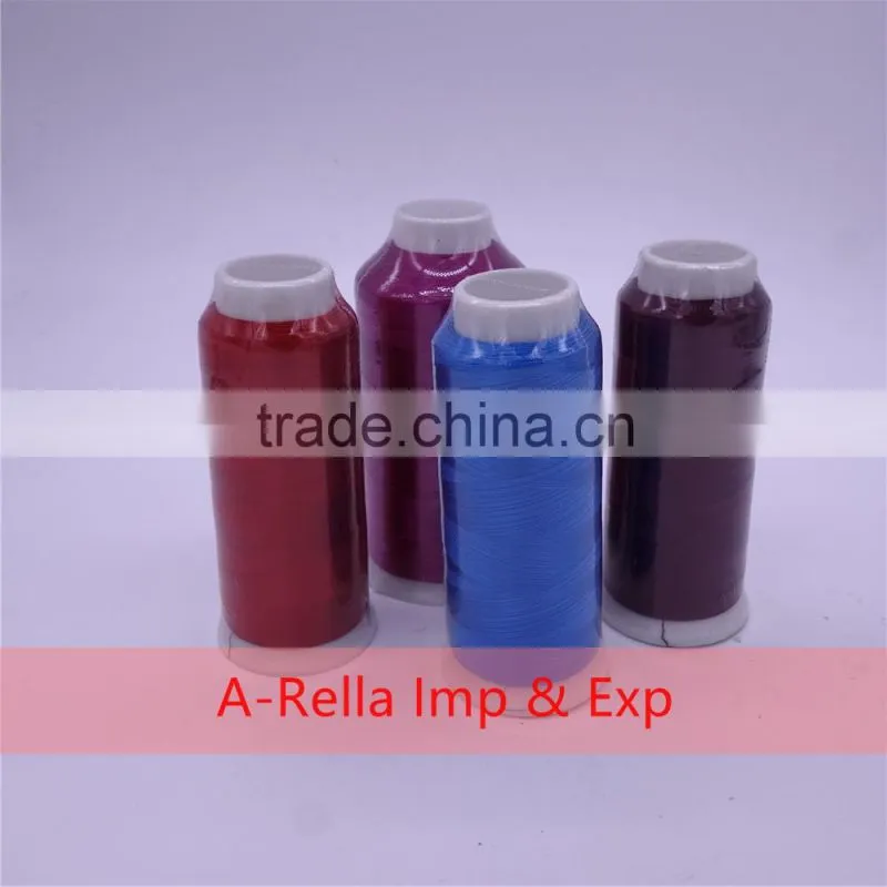 100% viscose yarn 600D embroidery thread export to Ghana