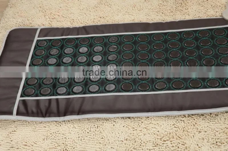 Portable electronic thermal therapy massage mat infrared sauna tourmaline bed for health care