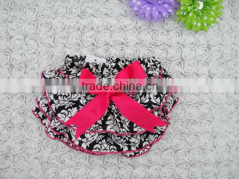 2016 Fashion Cute Cotton Baby Shorts , Lovely Elasticated Summer Baby Stain Bloomers,Cute Ruffle Bloomers For Children