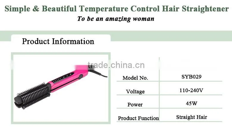 110-240V hair straightener China Wholesale Town Supplier Pro Beauty Travel ceramic hair crimper
