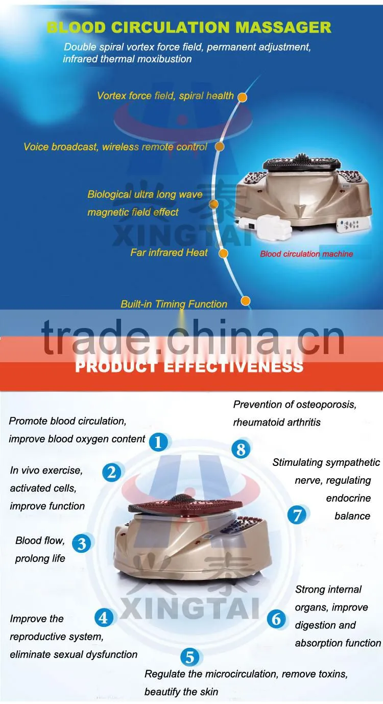 XT-8805-7 Body Vibrating Infrared Function Magnet Theatment Health Care Blood Circulation Beautify Leg and Foot Massage Machine