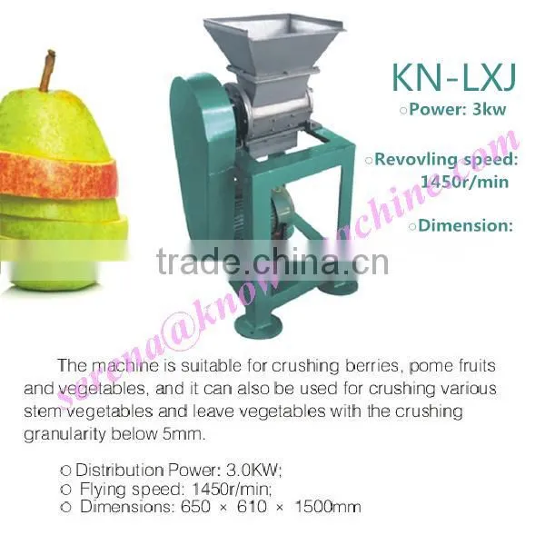berry crusher/vegetable cutting machine/fruit and vegetable shredder