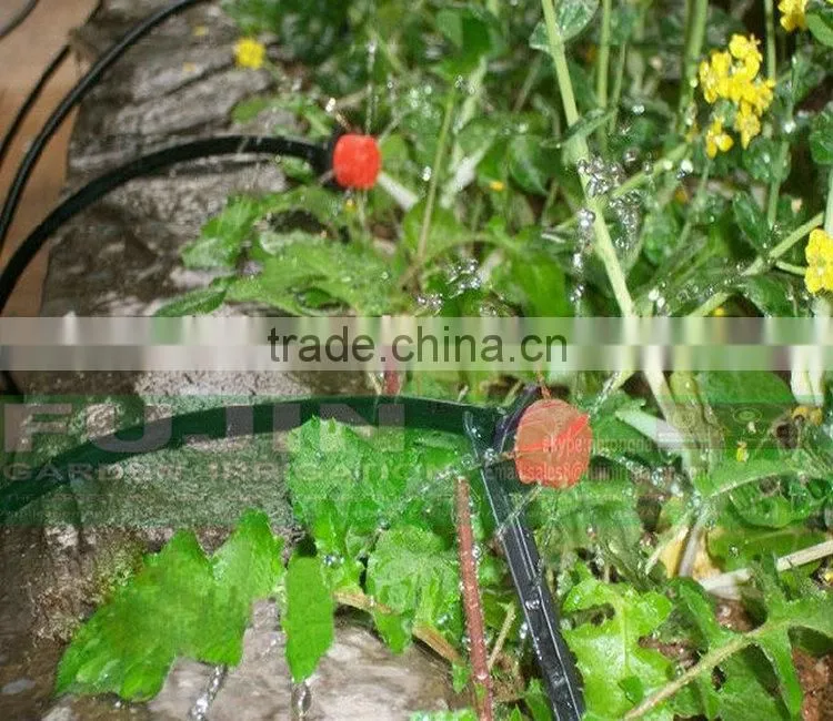 adjustable pressure compensating dripper irrigation for dripper