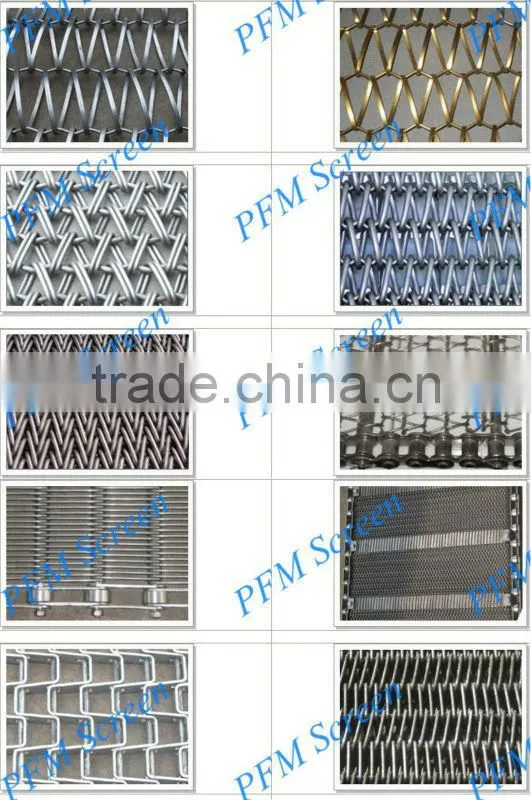made in china food grade stainless steel conveyor wire mesh belt