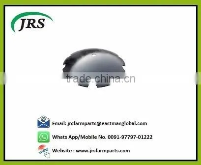 Notched plow discs for agriculture discharrow