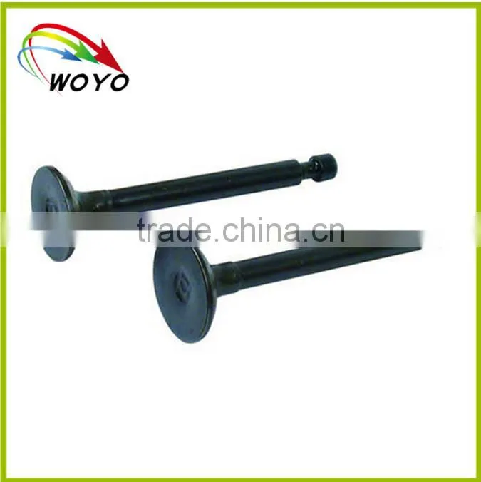 Intake and exhaust valve for single cylinder