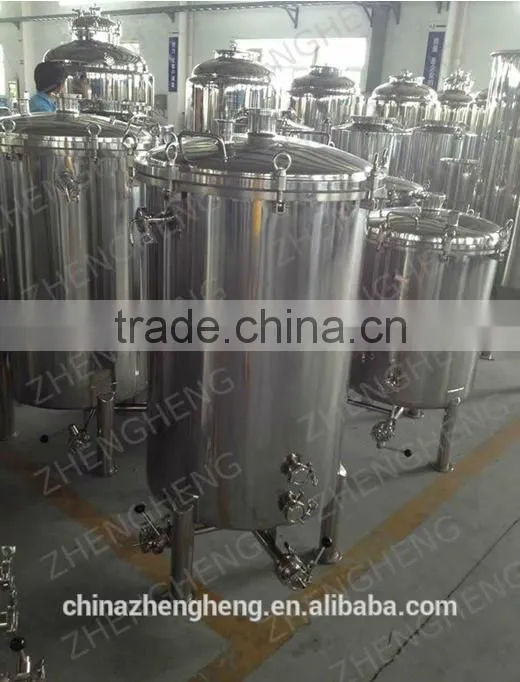 7BBL Stainless Steel Brite Tank with manhole