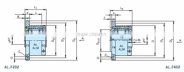 ALM35F2D2 Freewheel Roller Clutch One-Way Bearings