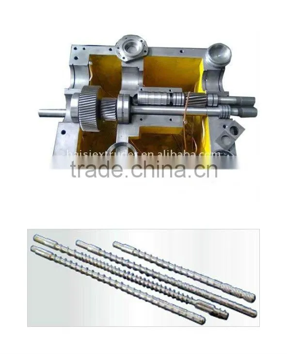 HS SJ-100 film scrap recycling single screw extruder
