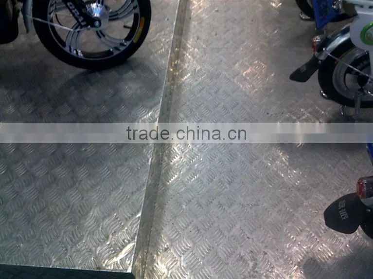 Embossed aluminum checkered plate, deep processing aluminum embossed plate for floor, stairs