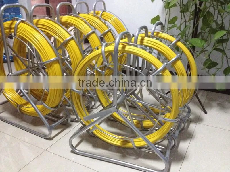 Fiberglass duct rodder/fiberglass bullet duct rod/cable duct rods