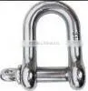 Stainless Steel Screw Pin D Shackles