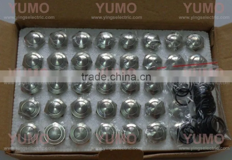 JS16B-10 led momentary push button switch