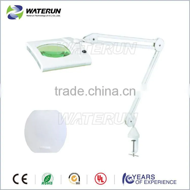 802L floor stand LED magnifying lamp in 48 pcs LED with clip