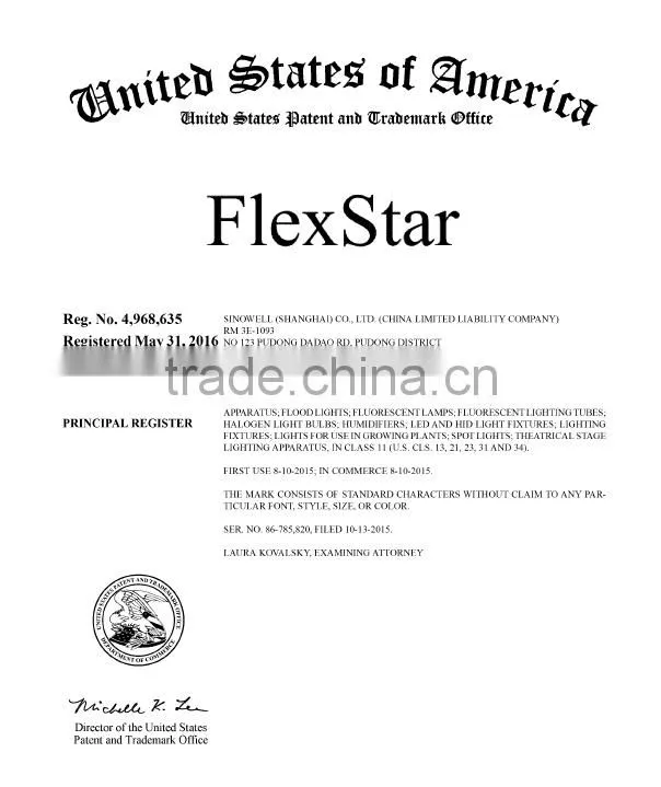 ETL Listed Flexstar Adjustable Light Scope 1000watt Grow Reflector