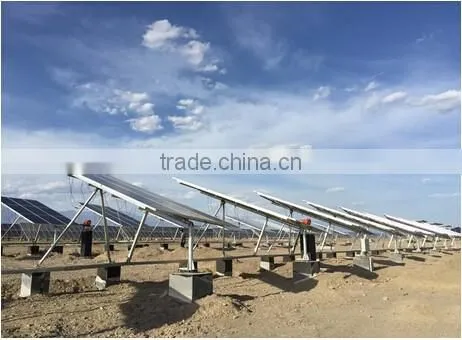 best price gps Single Axis Linkage solar tracking system
