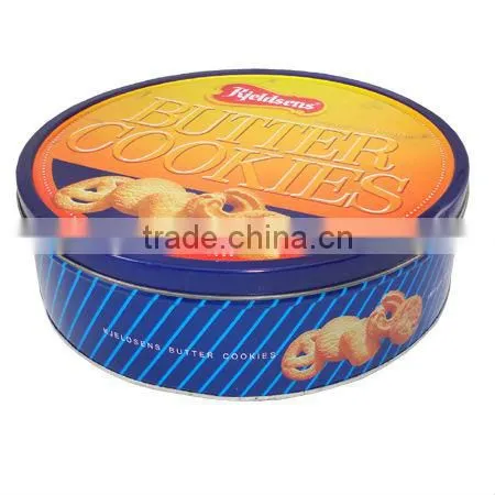 round wholesale cookie tins