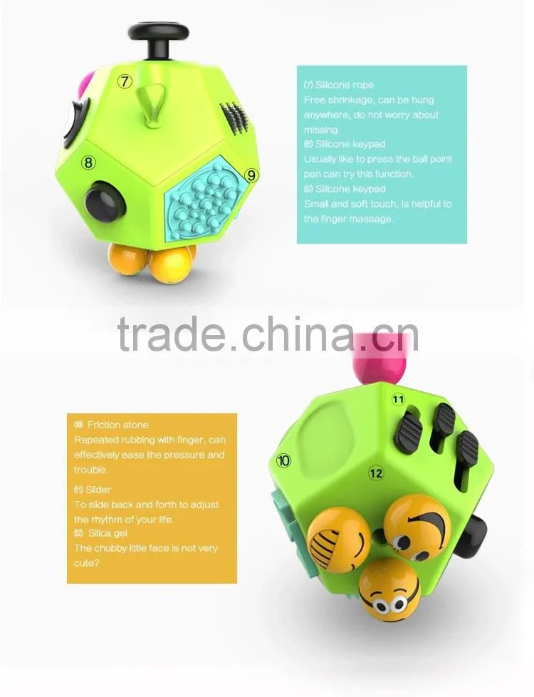 2017 rgknse TOP SALE!!!colorful Fidget Cube fidget cube 2.0 Relieves Stress And Anxiety for Children and Adults