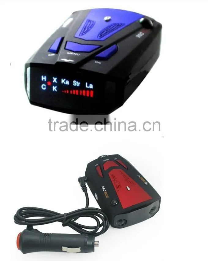 Wholesale Radar Detectors radar system V7 foreign car onboard radar gun support English ,Russian