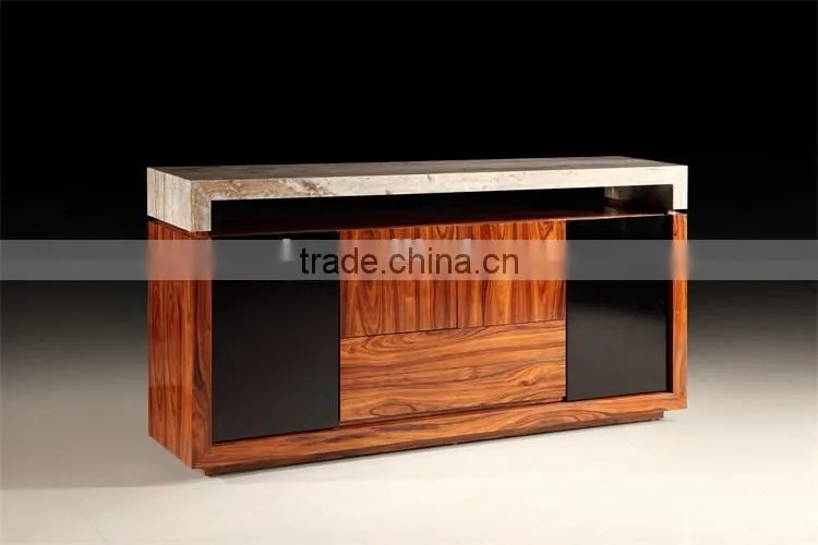 modern marble top and MDF sideboard buffet for home furniture