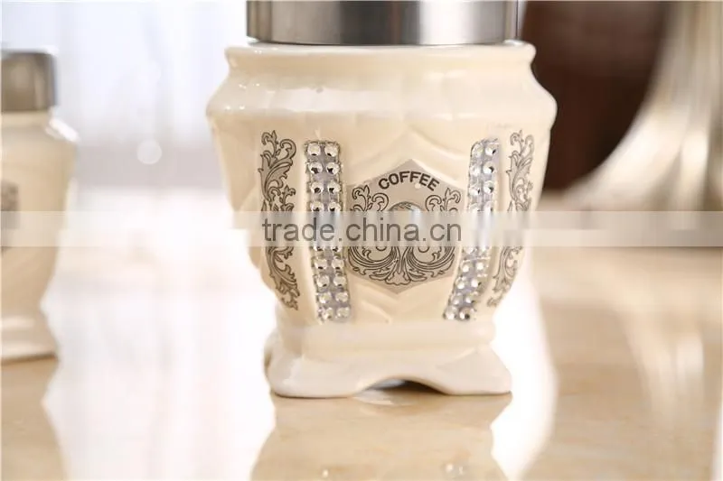 kitchen ceramic canister set