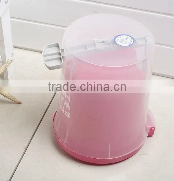 0268 Plastic Foot-trash bins with lid
