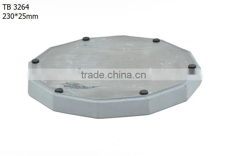 industrial decor Hexagonal tray cement dry flower fruit dish